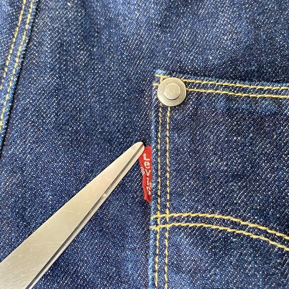 Levi's Engineered Jeans Men's 34 Button Fly Blue The Leg Twist Original 1999 VTG - Picture 9 of 16